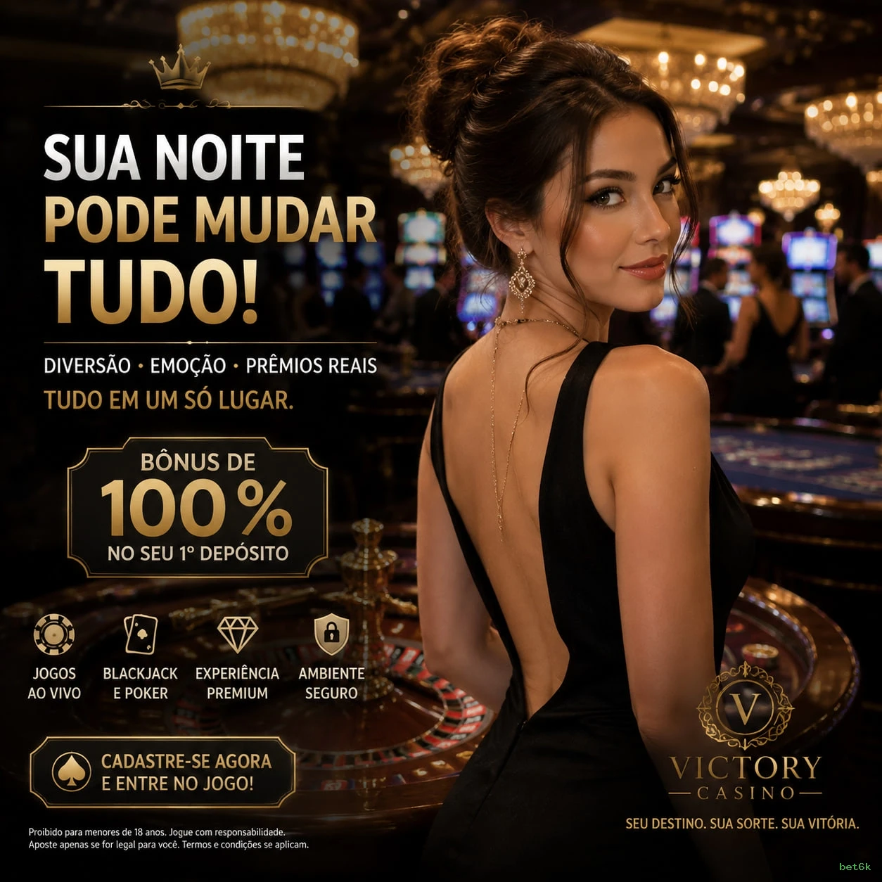 Roleta e blackjack bet6k